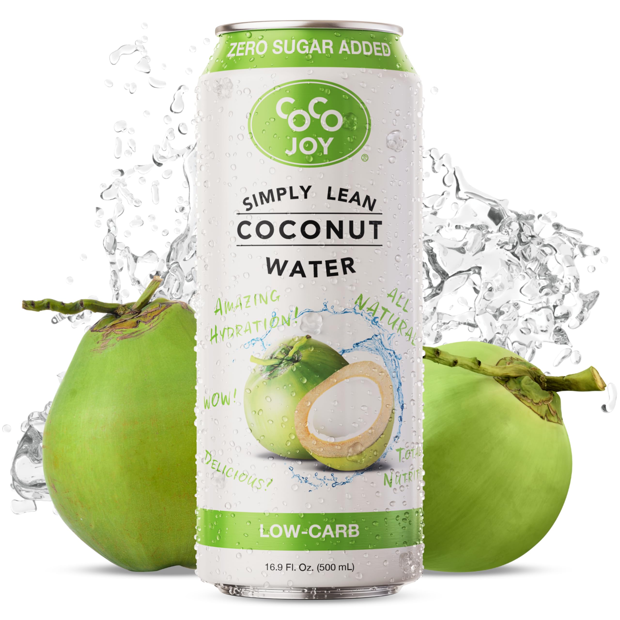 Amazon.com : CoCo Joy Lean Coconut Water, Zero Sugar Added, Low